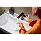 Hansgrohe Tecturis E - Mitigeur de lavabo avec vidage Push-Open, CoolStart, EcoSmart, noir mat 73020670