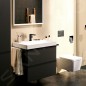 Hansgrohe Tecturis E - Mitigeur de lavabo avec vidage Push-Open, CoolStart, EcoSmart, noir mat 73020670