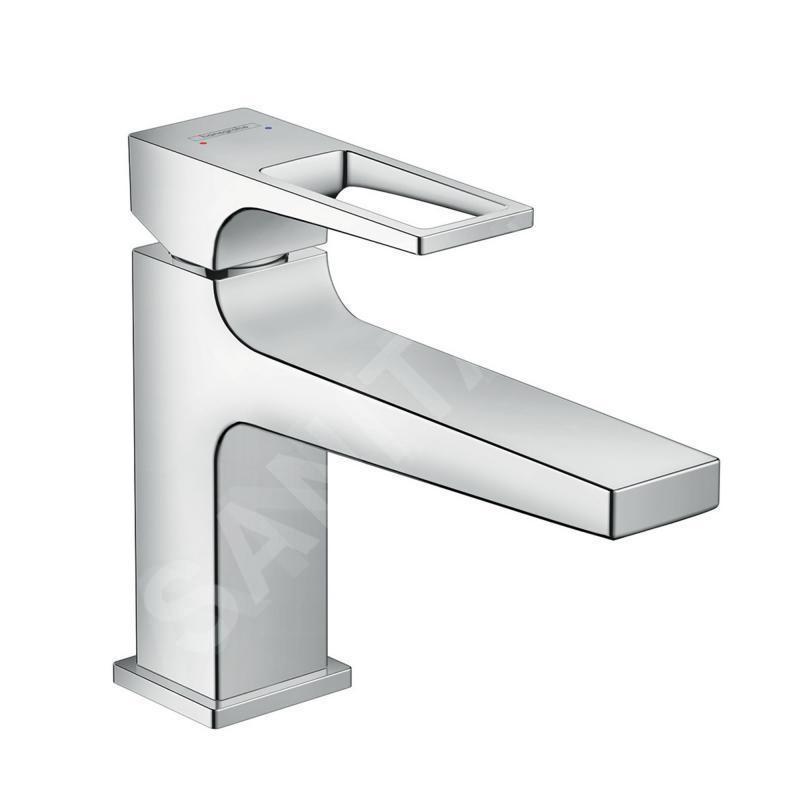 Hansgrohe Metropol - Mitigeur de lavabo 100 avec garniture de vidage Push-Open, chrome 74502000