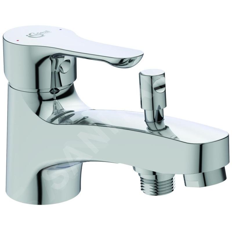Ideal Standard Alpha - Mitigeur de baignoire, à colonne, chrome BC655AA