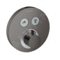 Hansgrohe Shower Select - Mitigeur thermostatique encastré, 2 sorties, chrome noir brossé 15743340 Hansgrohe Shower Select - Mitigeur thermostatique encastré, 2 sorties, chrome noir brossé 15743340