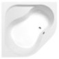EDERA Corner Bath 152x152x54cm, Blanc