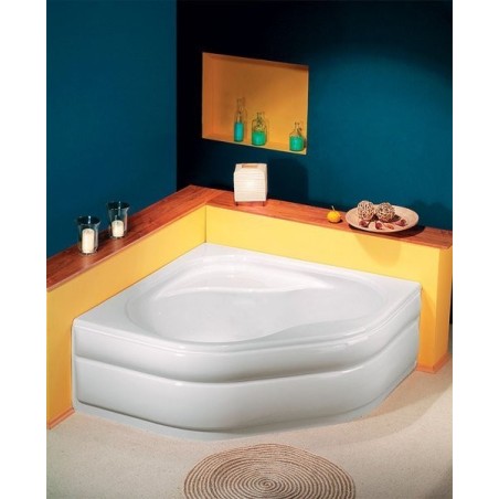 EDERA Corner Bath 152x152x54cm, Blanc
