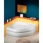 EDERA Corner Bath 152x152x54cm, Blanc