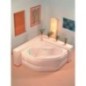 EDERA Corner Bath 152x152x54cm, Blanc