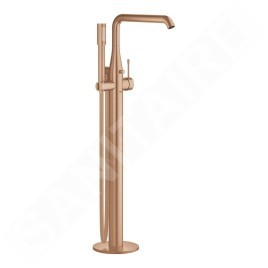Grohe Essence - Mitigeur de baignoire à monter au sol, Warm Sunset brossé 23491DL1