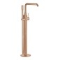 Grohe Essence - Mitigeur de baignoire à monter au sol, Warm Sunset brossé 23491DL1