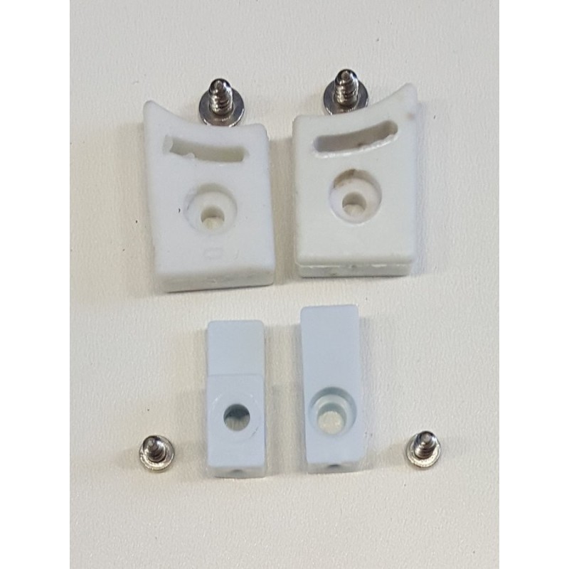 Set d'arrêts AMADEO pour rouleaux et supports en verre