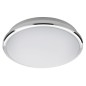 SILVER Ceiling LED Dia légère 28cm, 10W, 230V, blanc de jour, chrome