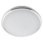 SILVER Ceiling LED Dia légère 28cm, 10W, 230V, blanc de jour, chrome