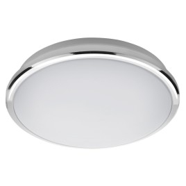 SILVER Ceiling LED Dia légère 28cm, 10W, 230V, blanc de jour, chrome