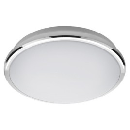 SILVER Ceiling LED Dia légère 28cm, 10W, 230V, blanc froid, chrome