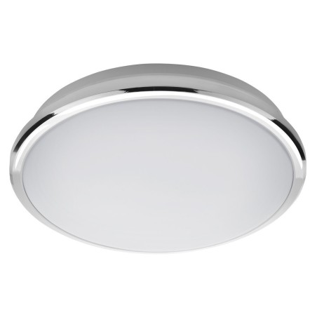 SILVER Ceiling LED Dia légère 28cm, 10W, 230V, blanc froid, chrome