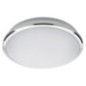 SILVER Ceiling LED Dia légère 28cm, 10W, 230V, blanc froid, chrome