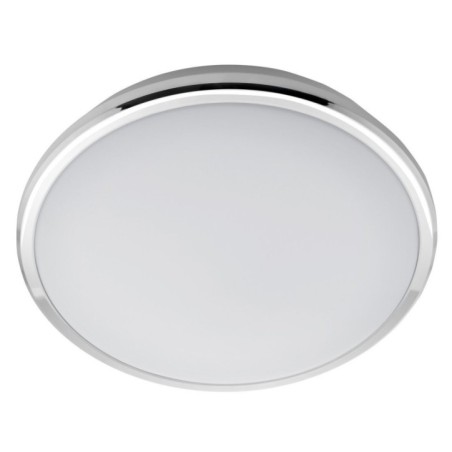 SILVER Ceiling LED Dia légère 28cm, 10W, 230V, blanc froid, chrome