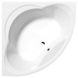 Bain de coin ALEXANDRA 140x140x42cm, Blanc