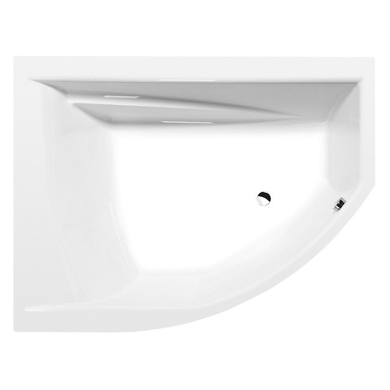 TANDEM L Bain Asymétrique 170x130x50cm, Blanc TANDEM L Bain Asymétrique 170x130x50cm, Blanc