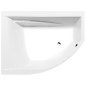 TANDEM L Bain Asymétrique 170x130x50cm, Blanc TANDEM L Bain Asymétrique 170x130x50cm, Blanc