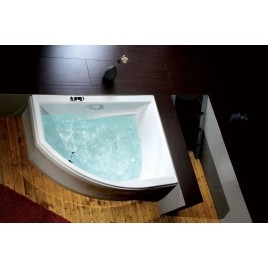 TANDEM L Bain Asymétrique 170x130x50cm, Blanc