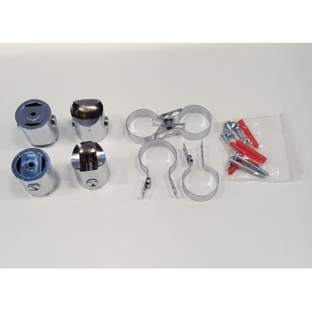 Supports de montage MANISA, chrome