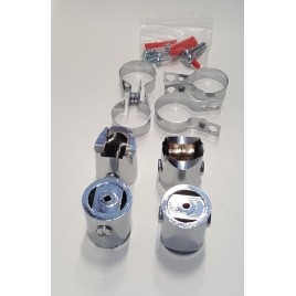 Supports de montage MANISA, chrome