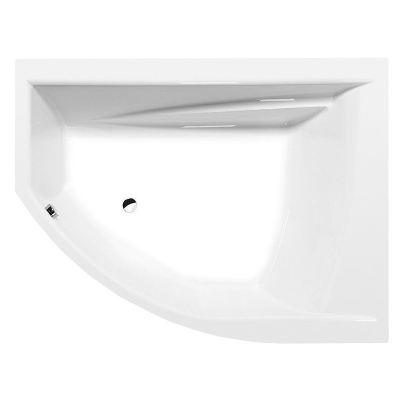 TANDEM R Bain asymétrique 170x130x50cm, Blanc TANDEM R Bain asymétrique 170x130x50cm, Blanc