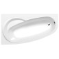 NAOS L Bain Asymétrique 170x100x43cm, Blanc
