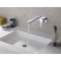 Grohe Lineare - Mitigeur de lavabo L encastré, installation 2 trous, supersteel 23444DC1