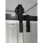 VOLCANO BLACK Porte de douche 1300 mm, verre clair VOLCANO BLACK Porte de douche 1300 mm, verre clair