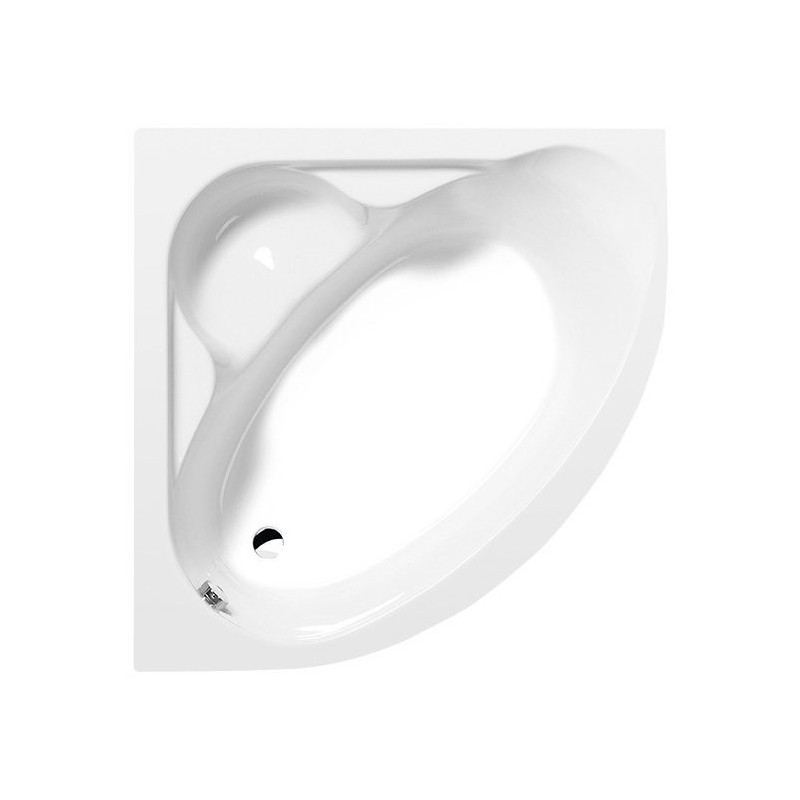 NILA Corner Bath 120x120x41cm, Blanc NILA Corner Bath 120x120x41cm, Blanc