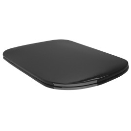 TRIBECA SLIM Soft Close Toilet Seat, noir mat