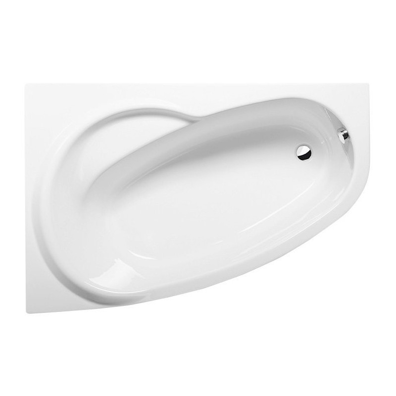 NAOS L Bain Asymétrique 158x100x43cm, Blanc NAOS L Bain Asymétrique 158x100x43cm, Blanc
