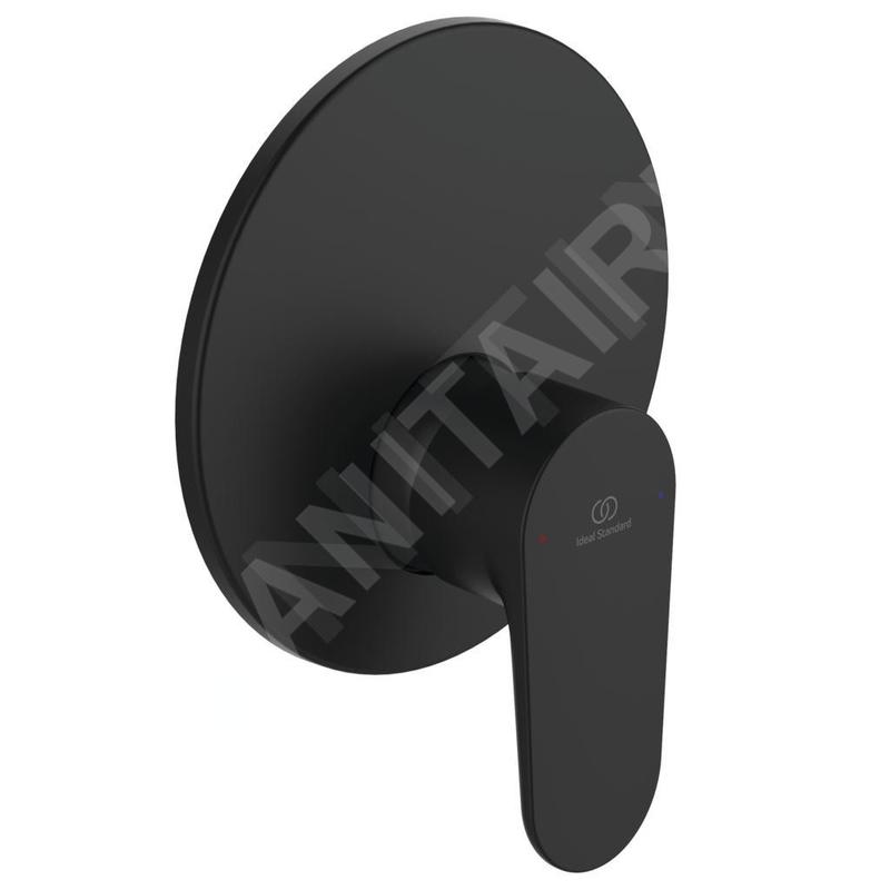 Ideal Standard Cerafine O - Mitigeur de douche encastré avec corps, noir A7192XG