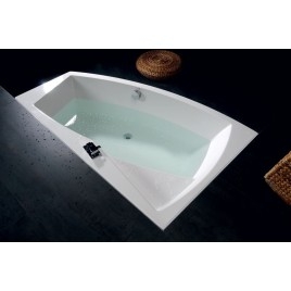 EVIA R 160 Bain asymétrique 160x100x47cm, Blanc