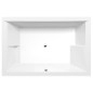 DUPLA Rectangular Bath 180x120x54cm, White DUPLA Rectangular Bath 180x120x54cm, White