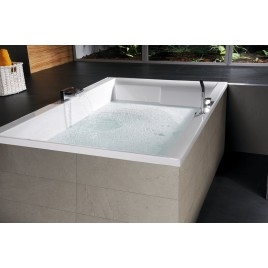 DUPLA Rectangular Bath 180x120x54cm, White
