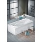 GARDA Rectangular Bath 190x90x44cm, Blanc GARDA Rectangular Bath 190x90x44cm, Blanc