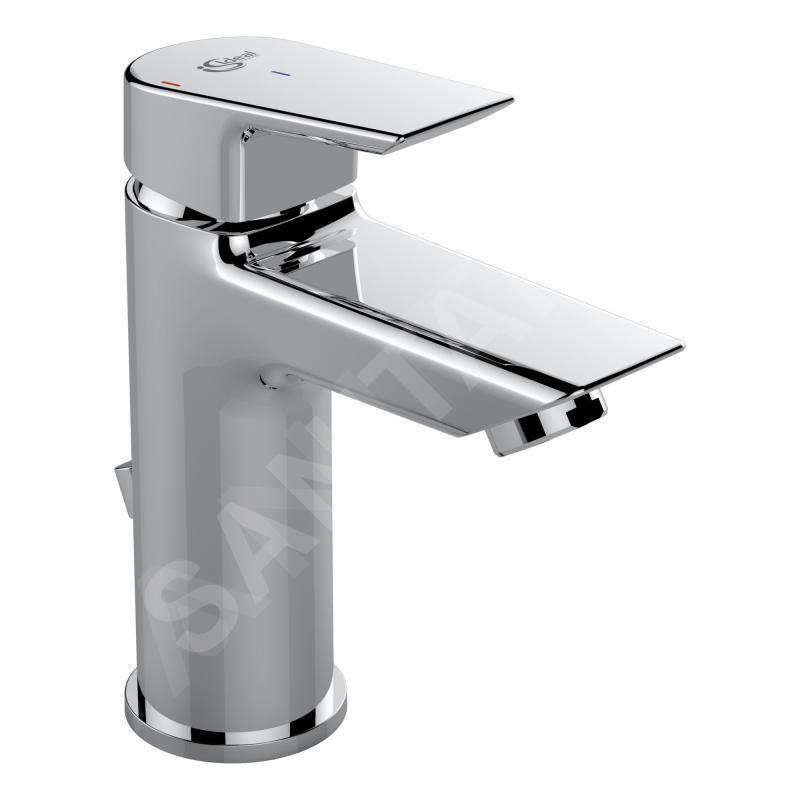 Ideal Standard Tesi - Mitigeur de lavabo avec vidage, BlueStart, chrome A6558AA