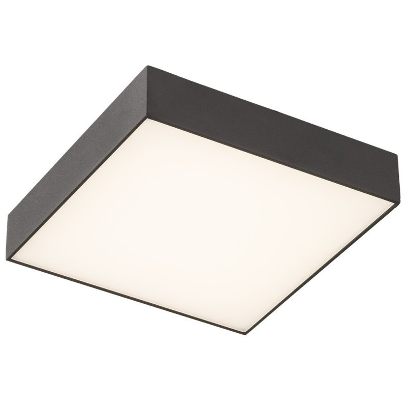 Lumière LED de plafond RISA 30W, 300x55x300mm, 230V, noir