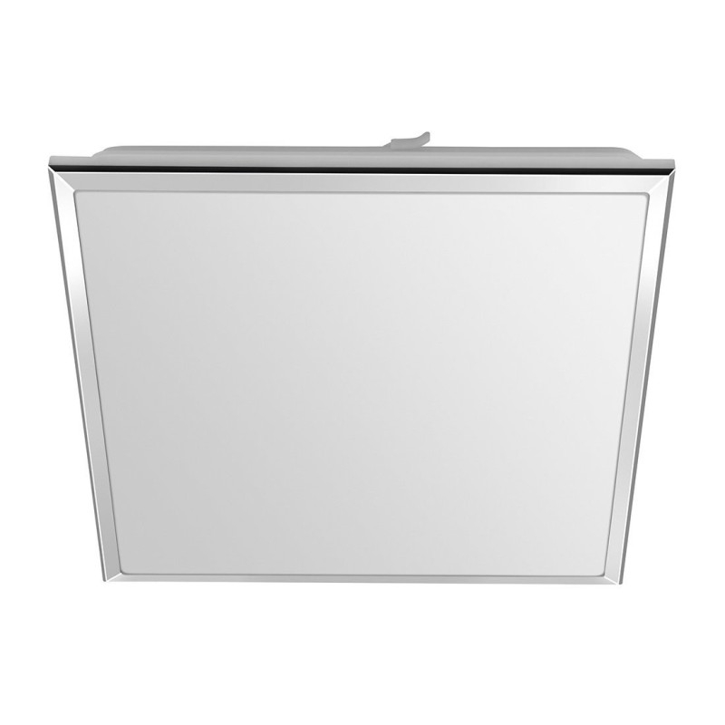 Lumière LED de plafond 28x28cm, 10W, 230V, blanc de jour, chrome