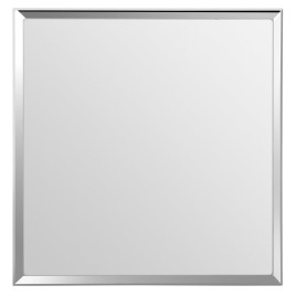 Lumière LED de plafond 28x28cm, 10W, 230V, blanc de jour, chrome