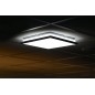 Lumière LED de plafond 28x28cm, 10W, 230V, blanc de jour, chrome