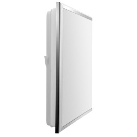 Lumière LED de plafond 28x28cm, 10W, 230V, blanc froid, chrome