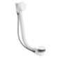 Pop Up Bath Waste (L) 1275mm, Plug 72mm, White