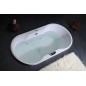 Bain ovale 180x85x49cm, blanc Bain ovale 180x85x49cm, blanc