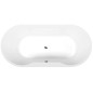 Bain ovale 180x85x49cm, blanc Bain ovale 180x85x49cm, blanc