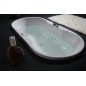 Bain ovale 180x85x49cm, blanc Bain ovale 180x85x49cm, blanc