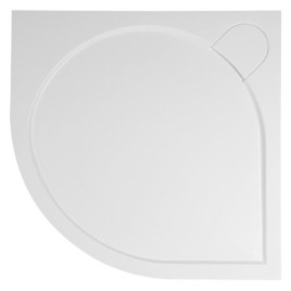 ARCA Quadrant Cultured Marble Shower Tray 90x90cm, R550