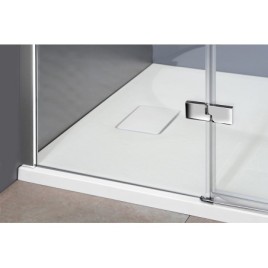 Porte de douche FORTIS 1100 mm, verre clair/droite