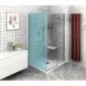 Porte de douche FORTIS 1100 mm, verre clair/droite
